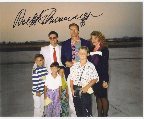 Met Arnold Schwarzenegger as a kid!